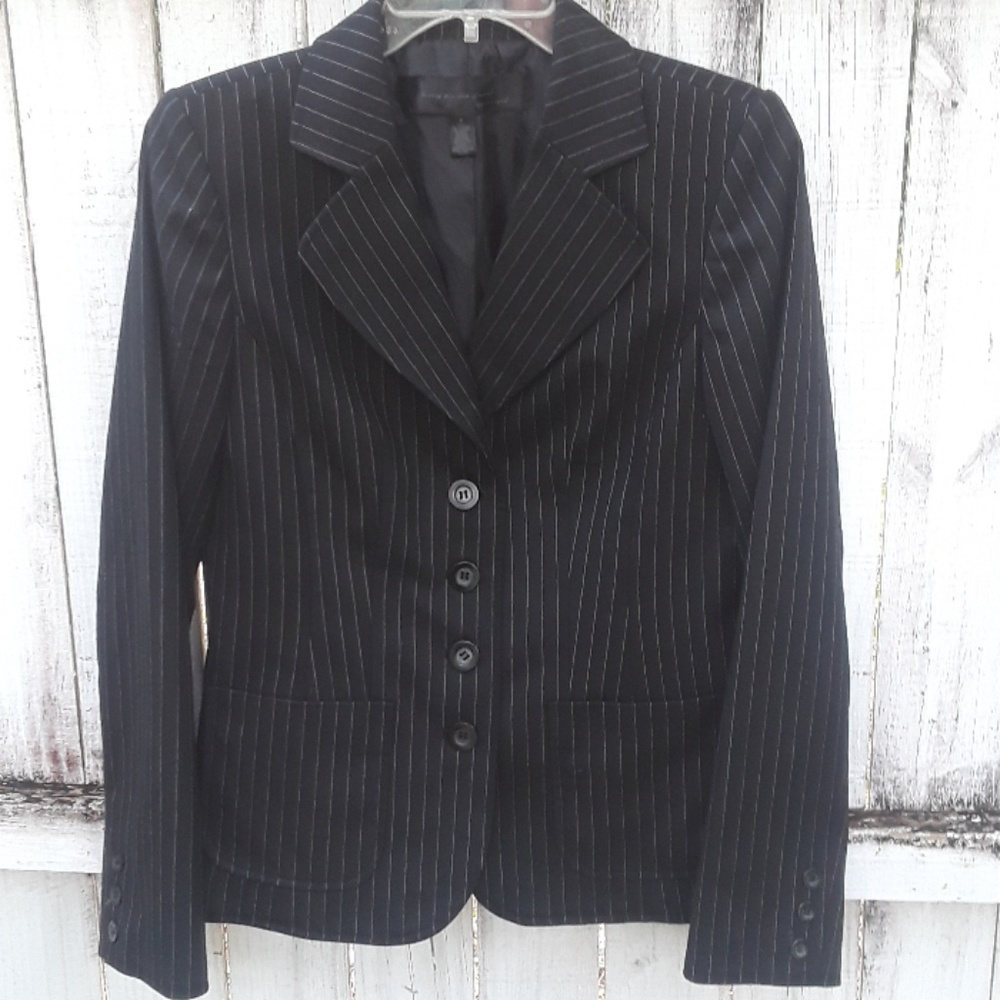 Pinstriped Blazer